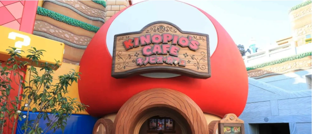 Entrée Kinopio's Cafe à Super Nintendo World USJ via KKday's Supplier.